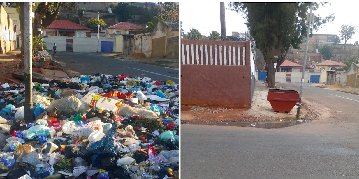 Before and after Jeppestown Community Bin Project.png The Heritage